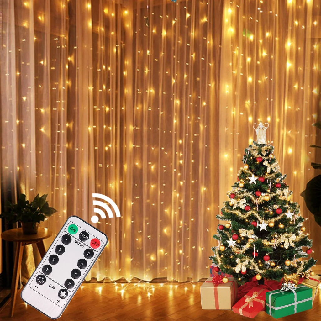 Merry Christmas LED Curtain Garland