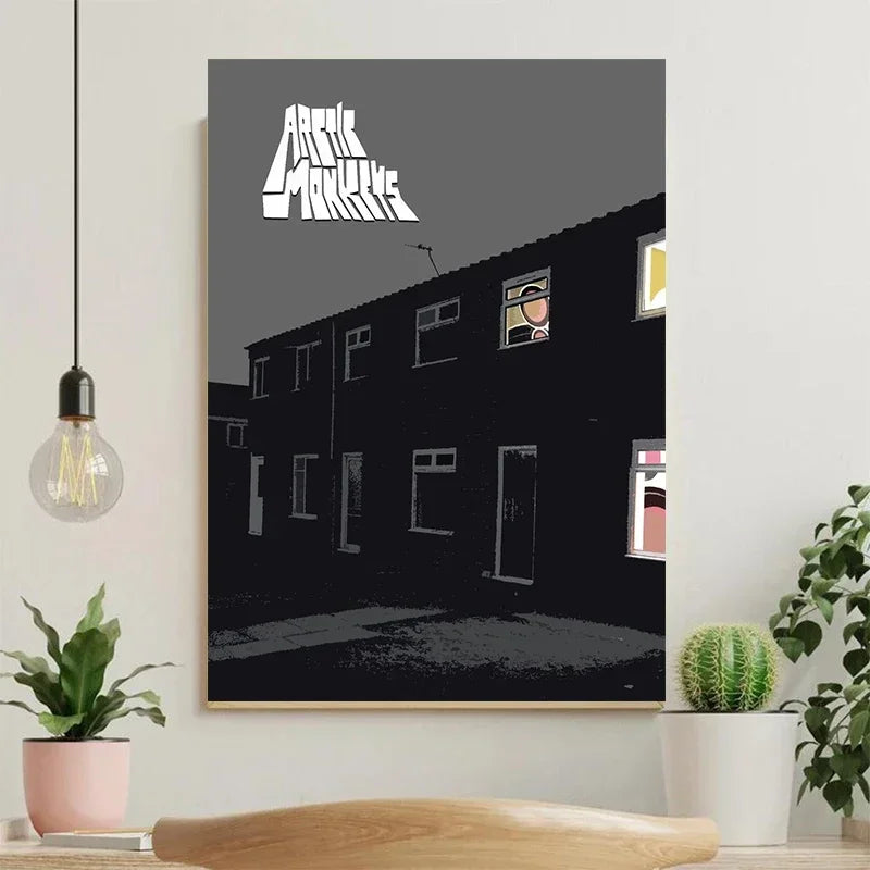 Vintage Arctic Monkeys Rock Band Music Cover Series Art Poster Canvas Painting Wall Print Living Room Home Decor