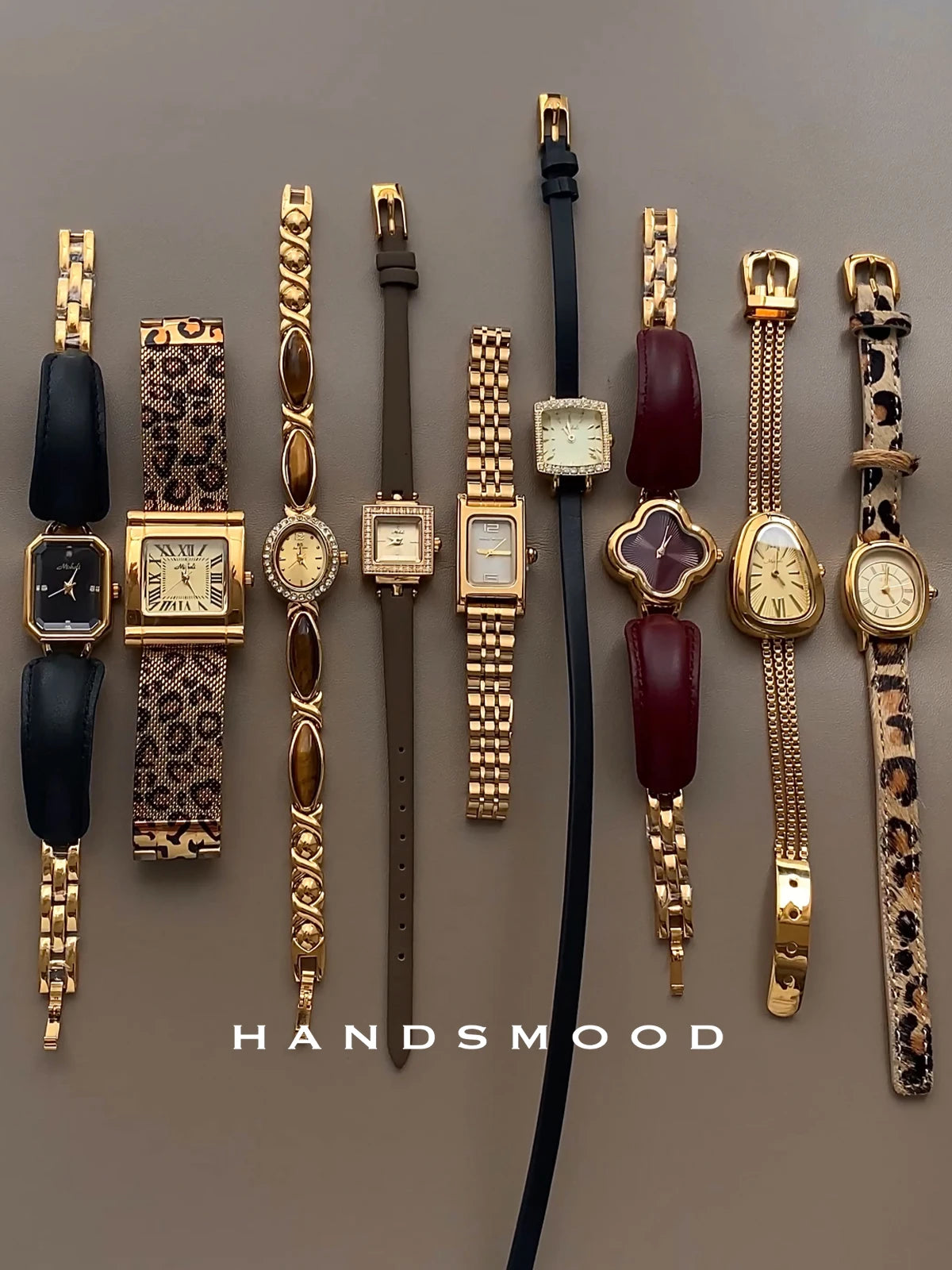 Retro High-End Luxury Gold Watch for Women: Versatile Quartz Timepiece, Vintage-Style Stainless Steel Gift for Women