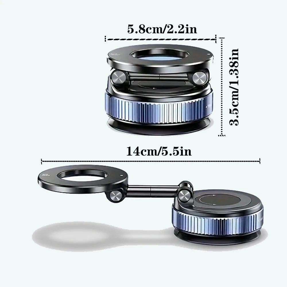 Mini Magnetic Vacuum Phone Holder