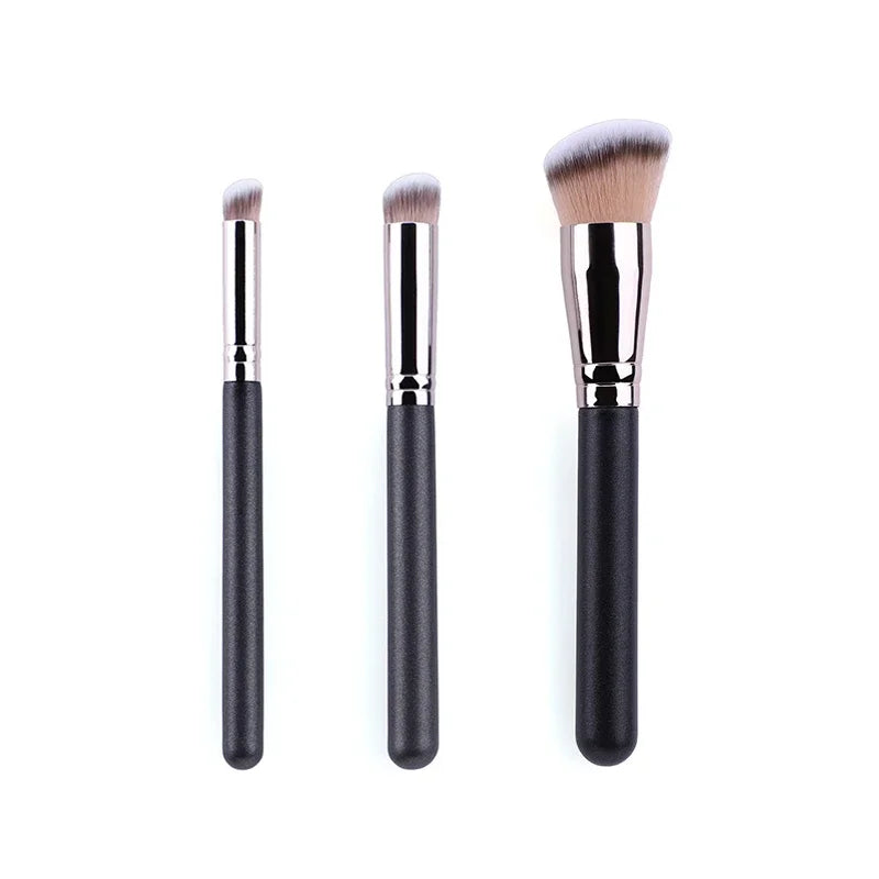 LOYBJ 1/2Pcs Foundation Makeup Brush Oblique Head Liquid Foundation Concealer Cosmetic Blending Brushes Face Contour Beauty Tool