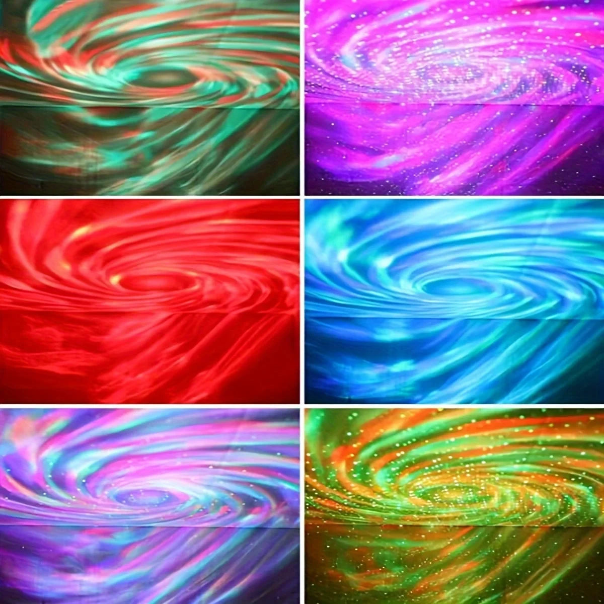 LED Galaxy Projector Light Colorful Sky Bedroom Night Lamp Kids Room Decor Christmas Party Decoration LED Projector