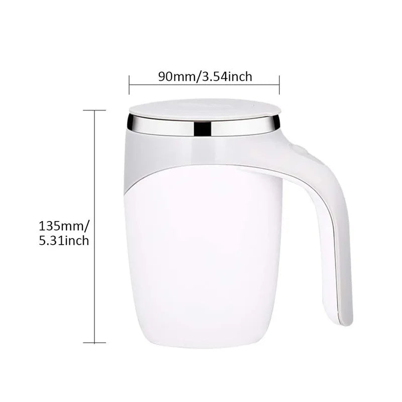 Magnetic Auto-Stir Coffee Mug