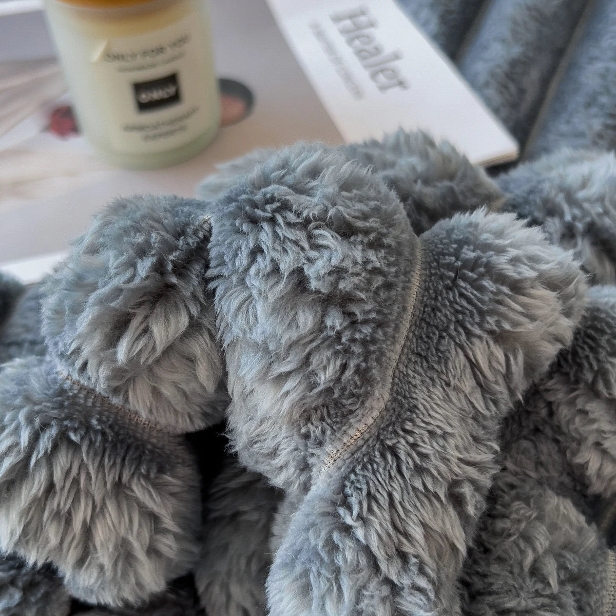 Cozy Striped Bed & Nap Blanket