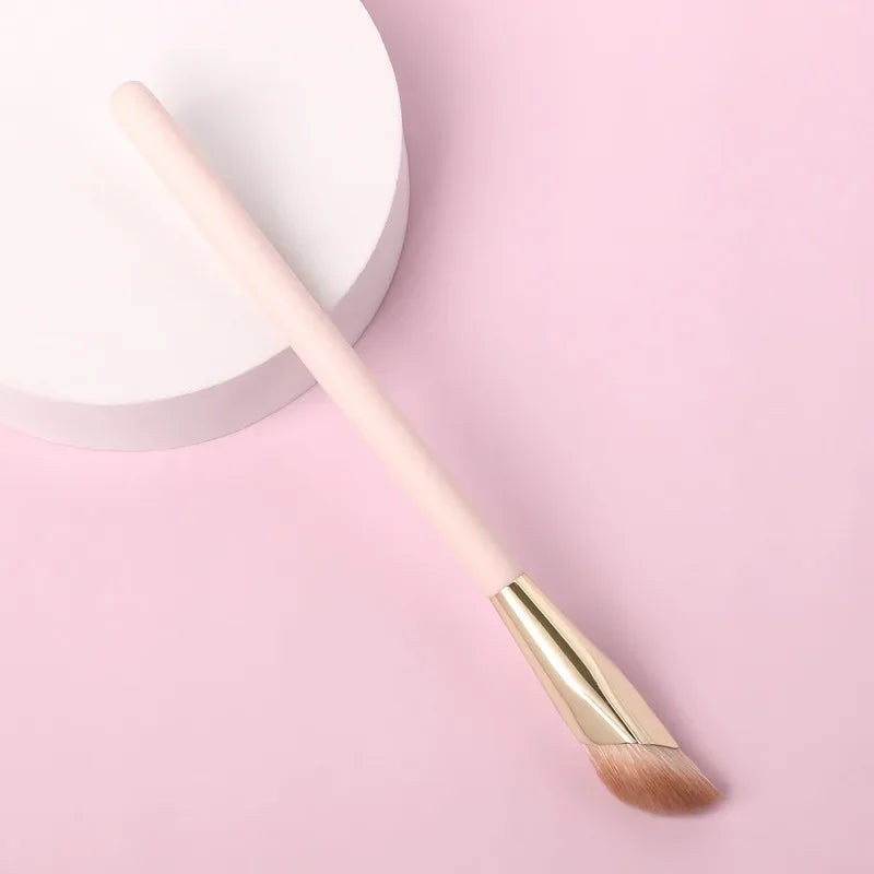LOYBJ 1/2Pcs Foundation Makeup Brush Oblique Head Liquid Foundation Concealer Cosmetic Blending Brushes Face Contour Beauty Tool