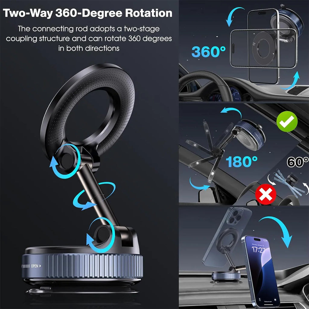 Mini Magnetic Vacuum Phone Holder