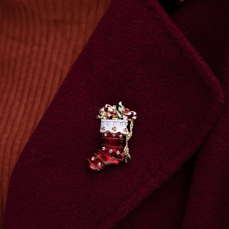 Baroque Crystal Pearl Rectangle Brooch