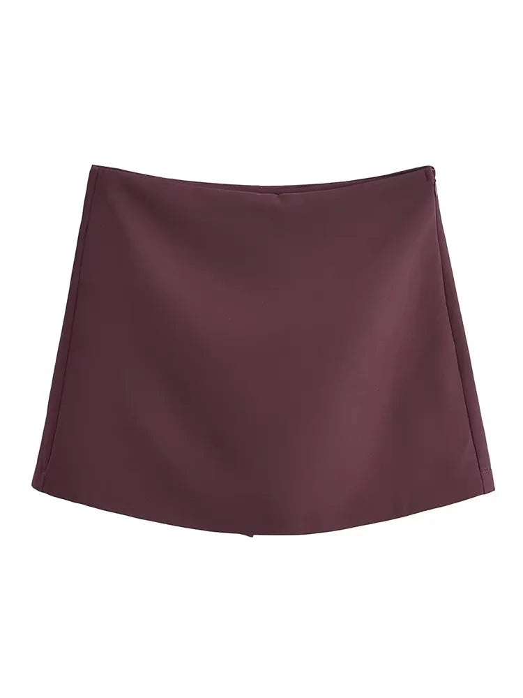 High Waist Mini Skort