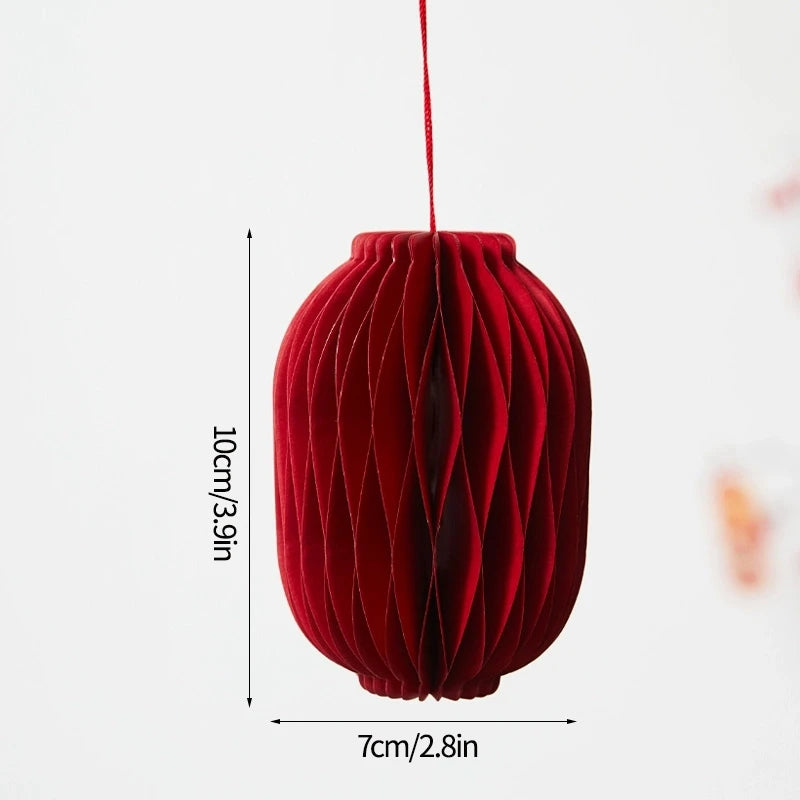 3D Christmas Decorations Christmas Tree New Year Hanging Pendants Paper Lantern 2026 Navidad Wedding New Year Decorations