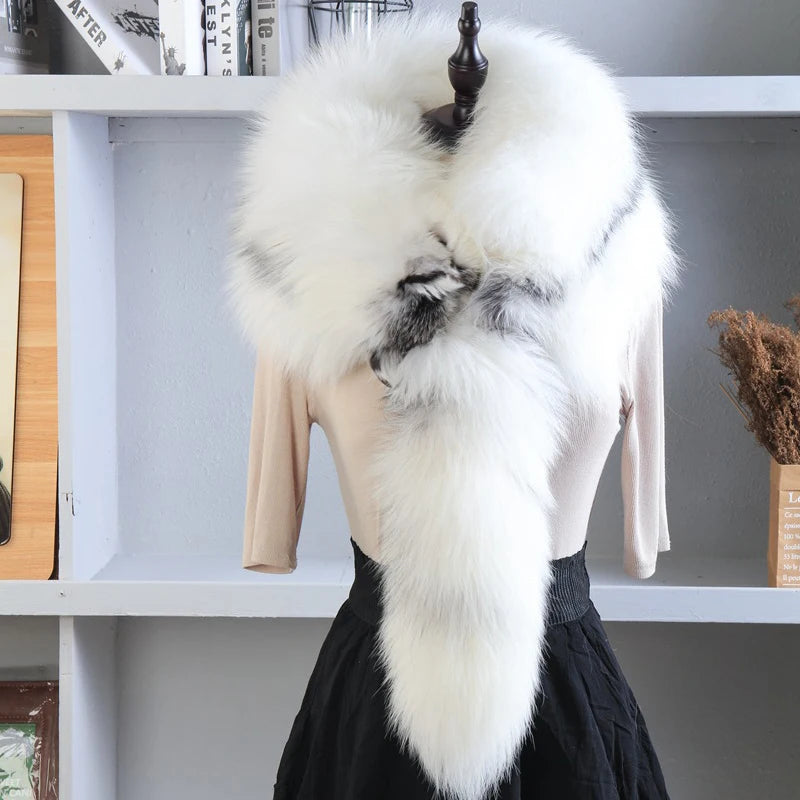 Luxury Real Fox Fur Scarf