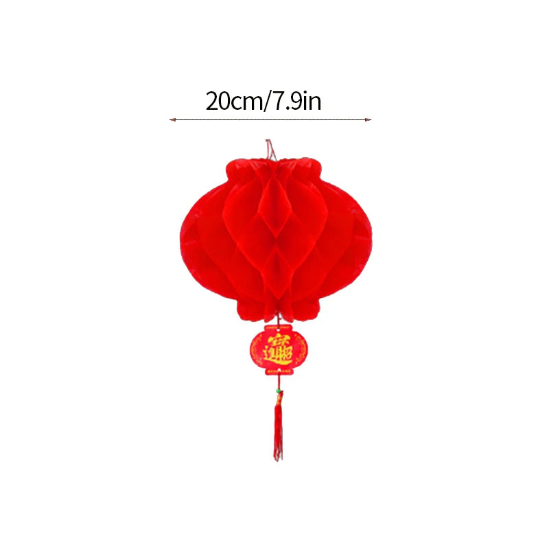 3D Christmas Decorations Christmas Tree New Year Hanging Pendants Paper Lantern 2026 Navidad Wedding New Year Decorations