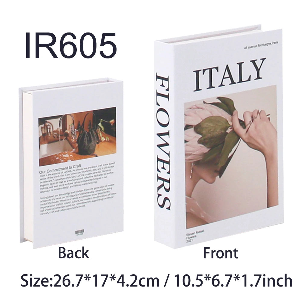 Luxury Fake Books Home Decoration Accessories for Living Room Fashion Home Decor Prop Books Simple Nordic Coffee Table Books