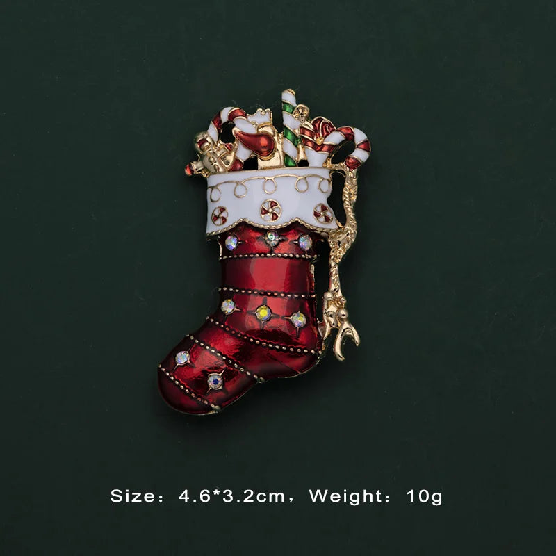 Baroque Crystal Pearl Rectangle Brooch