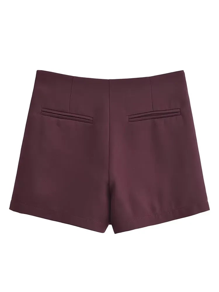 High Waist Mini Skort