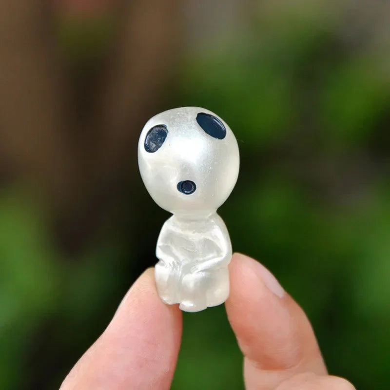 10pcs Luminous Ghost Micro Landscape Accessories Outdoor Miniature Decor Glow in Dark Tree Elves Fairy Garden Decoration
