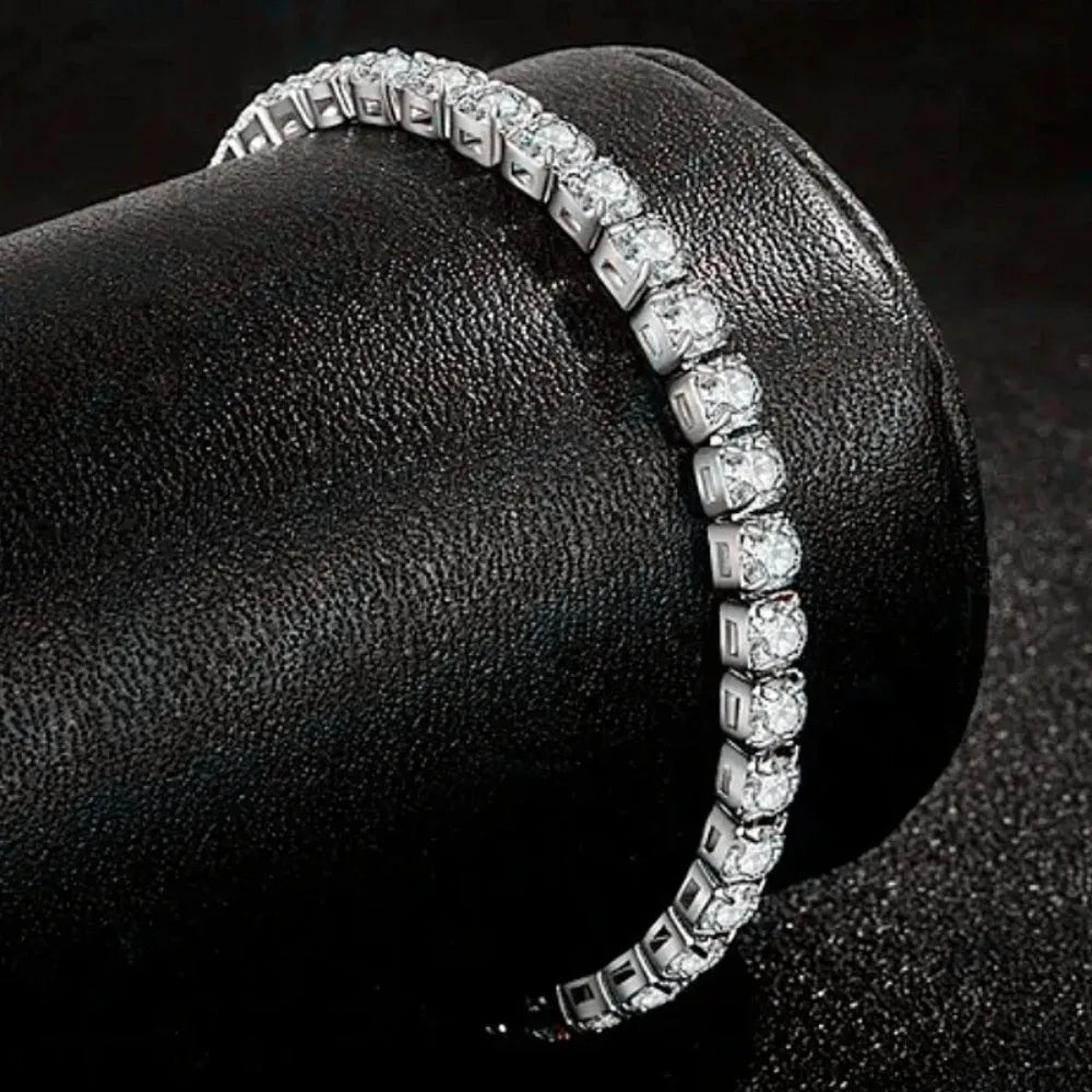 Tennis Bracelet Iced Out Chain Bracelets For Women Men Silver Color Men Bracelet Chain Homme Jewelry