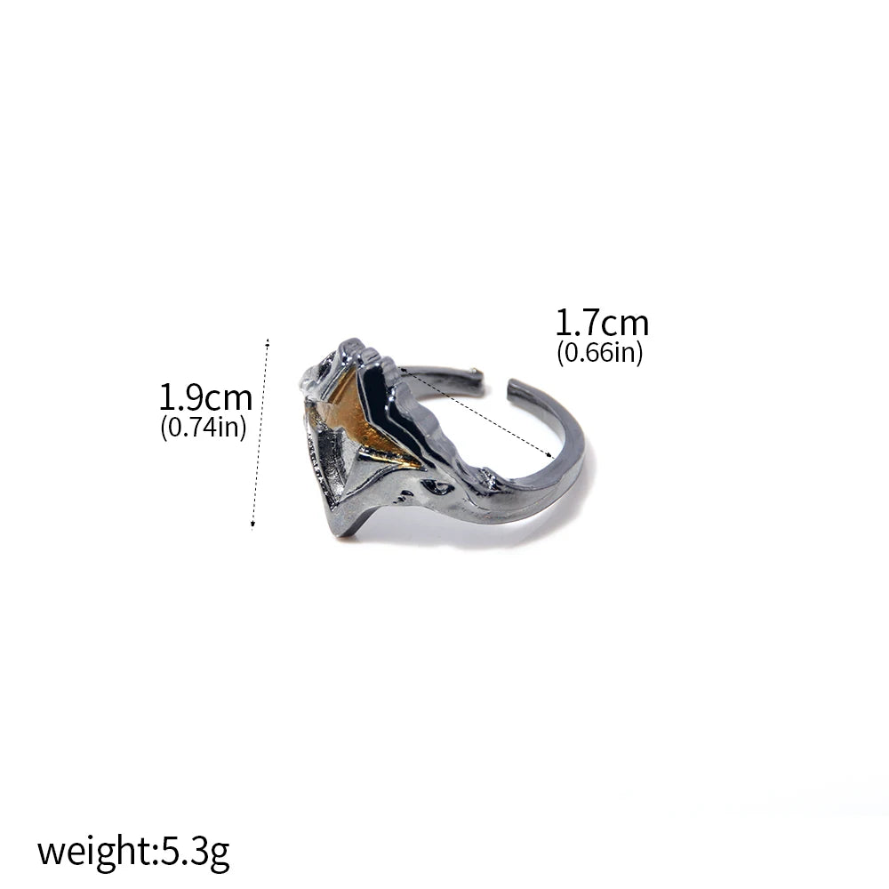 Game Dark Souls Rings for Men Vintage Havel's Demon's Scar Chloranthy Serpent Leo Darkmoon Ring Halloween Jewelry Gift