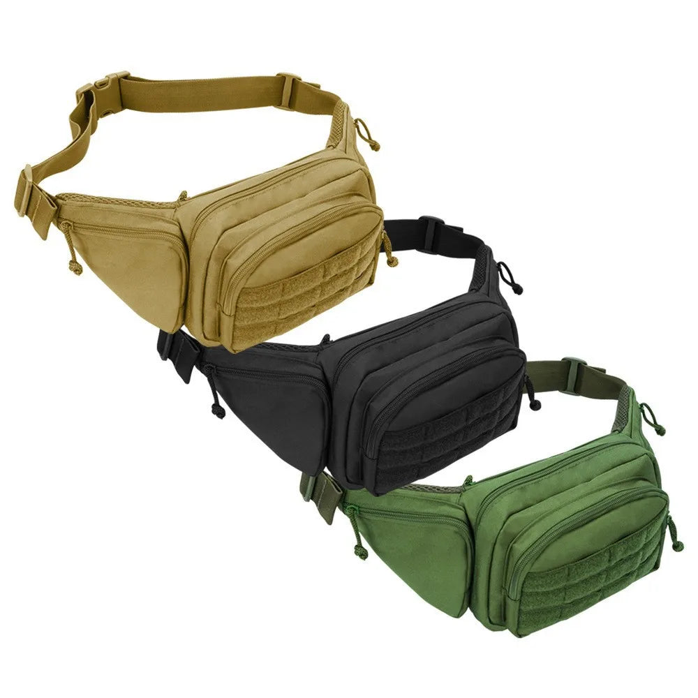 New Outdoor Multi functional Invisible Waist Attachment Bag for Men's Sports Storage Waist Bag Outdoor Tool Kit