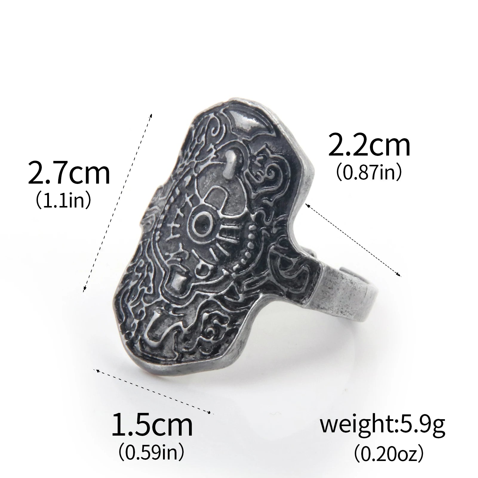 Game Dark Souls Rings for Men Vintage Havel's Demon's Scar Chloranthy Serpent Leo Darkmoon Ring Halloween Jewelry Gift