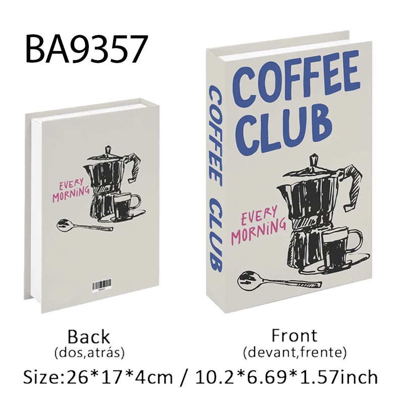 Bauhaus Decorative Books Open Luxury Fake Book Storage Box Home Decor Matisse Boho Monet Coffee Table Shelf Interior Decoration