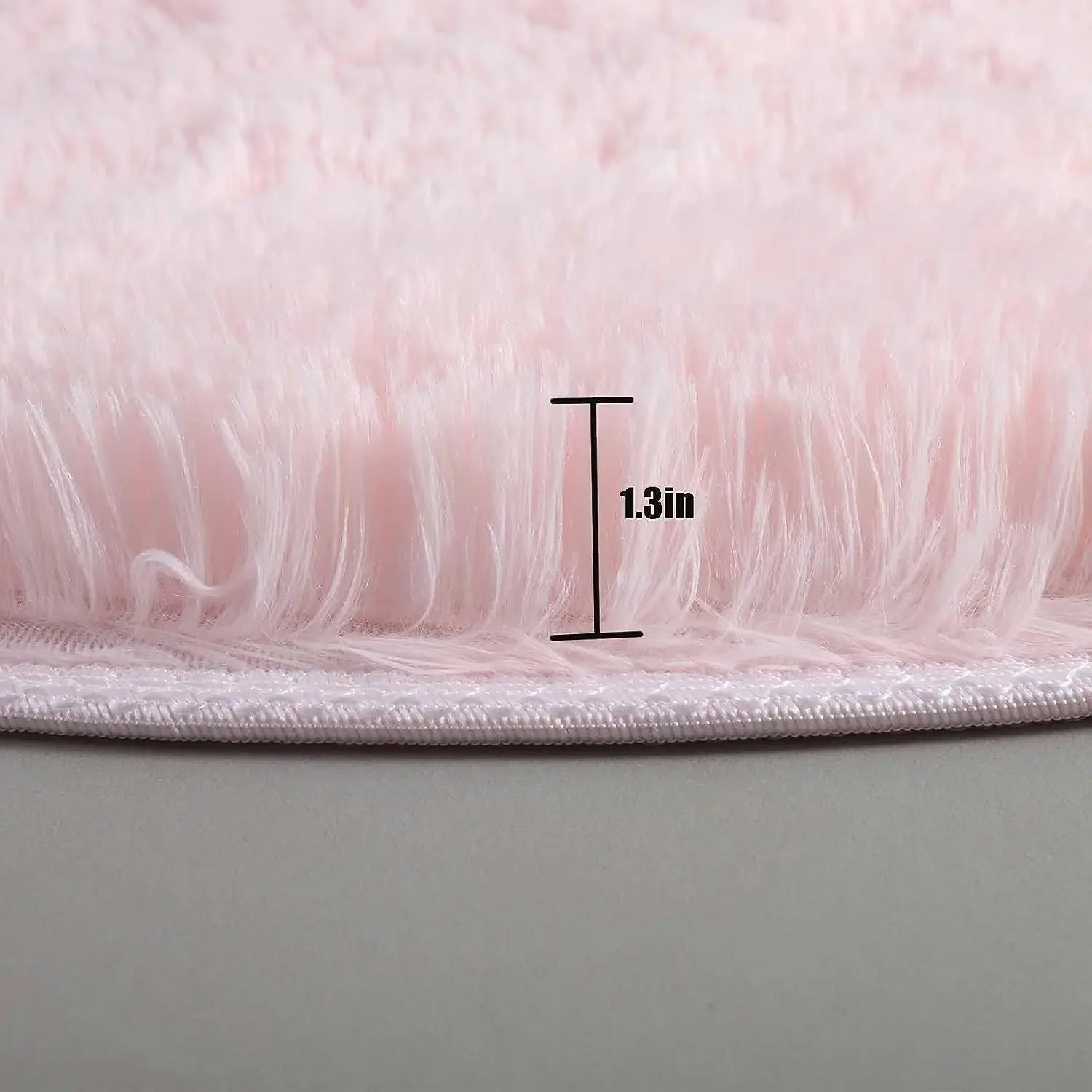 Fluffy Round Plush Rug