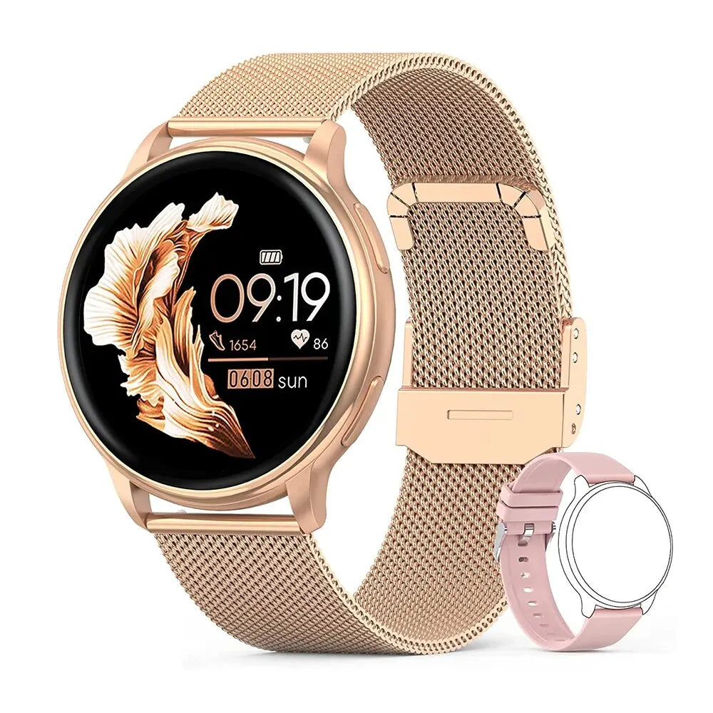 MEVADEN Bluetooth Call Smart Watch Women Fashion Watches Custom Dial Sport Fitness Health Tracker Smartwatch for Android IOS Y22