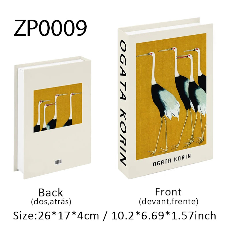 Bauhaus Decorative Books Open Luxury Fake Book Storage Box Home Decor Matisse Boho Monet Coffee Table Shelf Interior Decoration