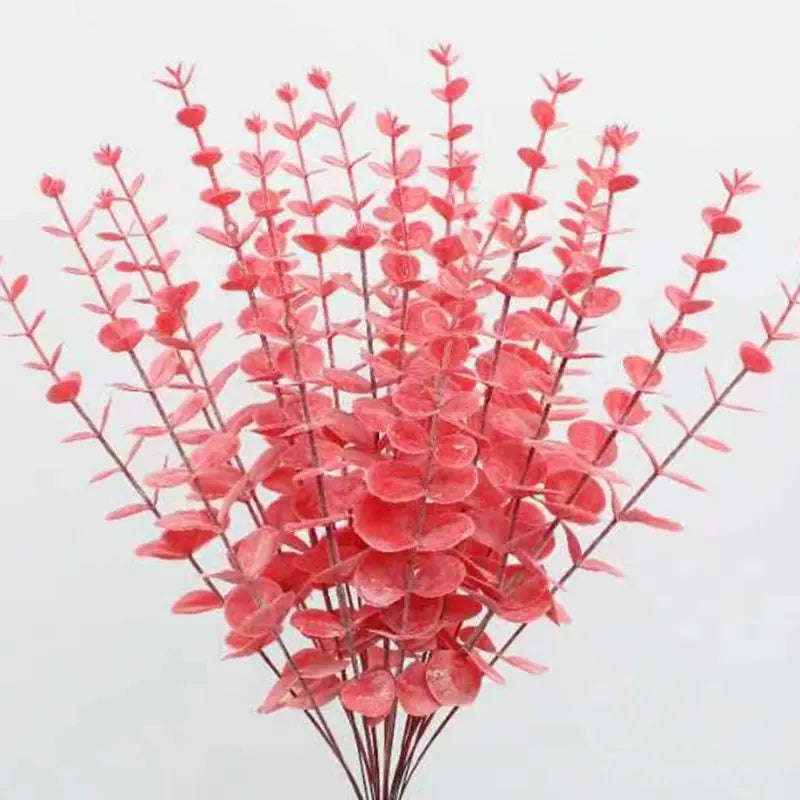 10/50Pcs Artificial plants Eucalyptu Leave Hot sale for Christmas Home Wedding garden Decoration Wall Wreaths Diy Gift Scrapbook