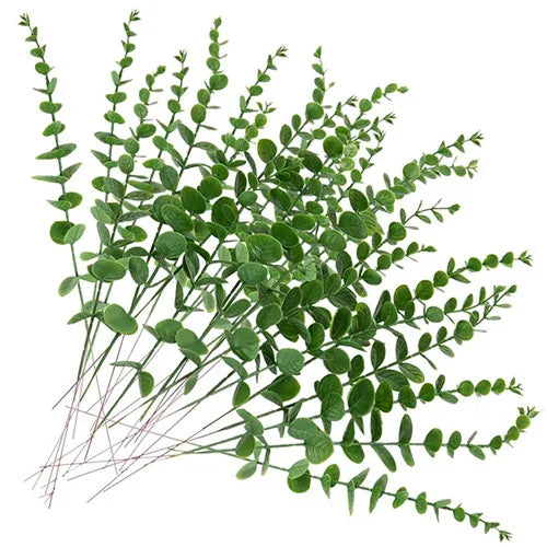 10/50Pcs Artificial plants Eucalyptu Leave Hot sale for Christmas Home Wedding garden Decoration Wall Wreaths Diy Gift Scrapbook
