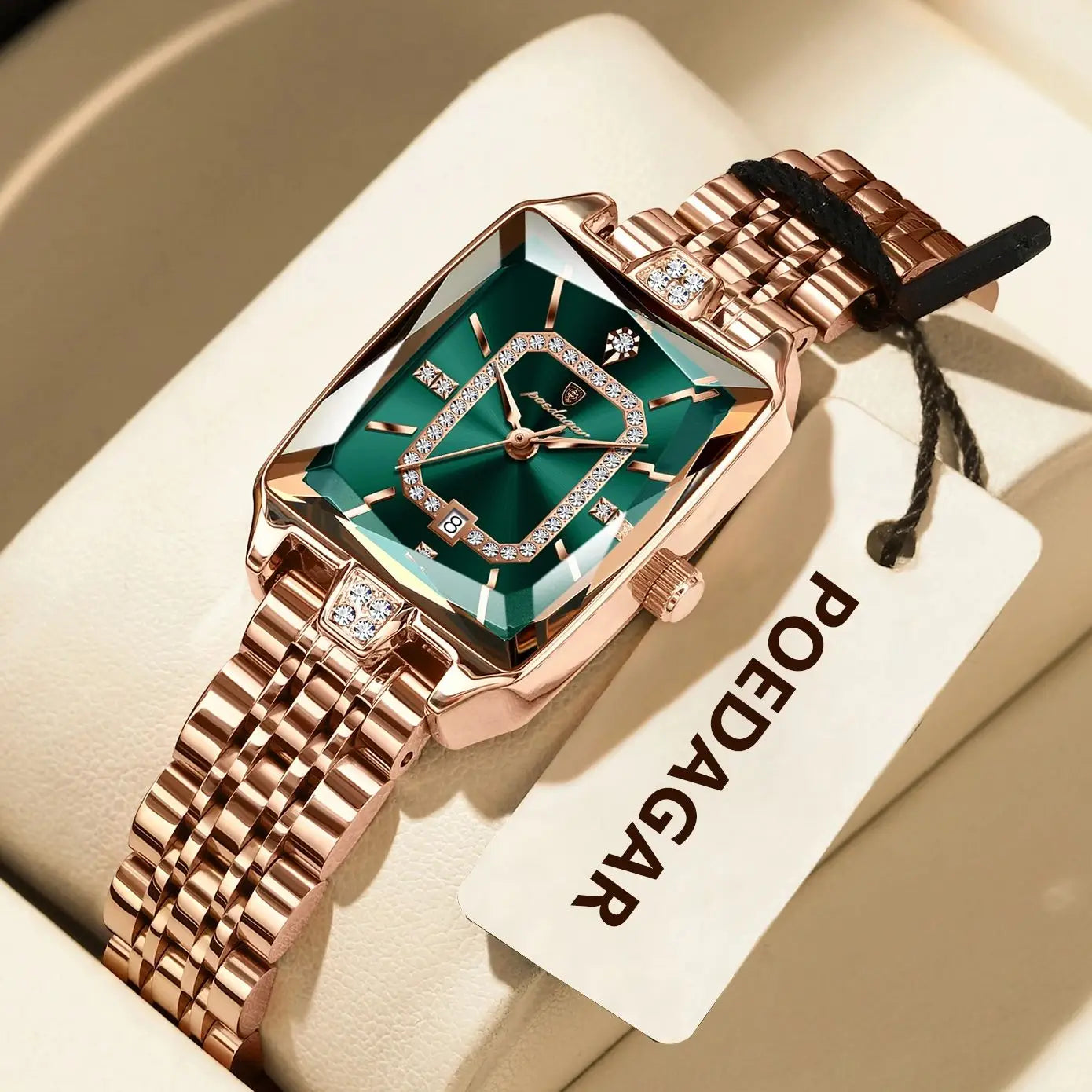POEDAGAR Luxury Woman Watch Waterproof Date High Quality Casual Ladies Wristwatch Stainless Steel Quartz Elegant Women's Watches
