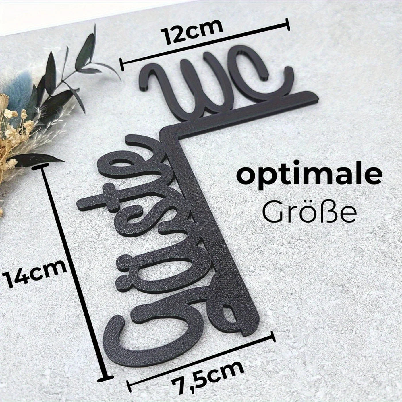 1pc Modern Metal Toilet Door Sign - Stylish Thinking Room Wall Sculpture - Home Decor Artwork - Decorative Door Frame Pendant