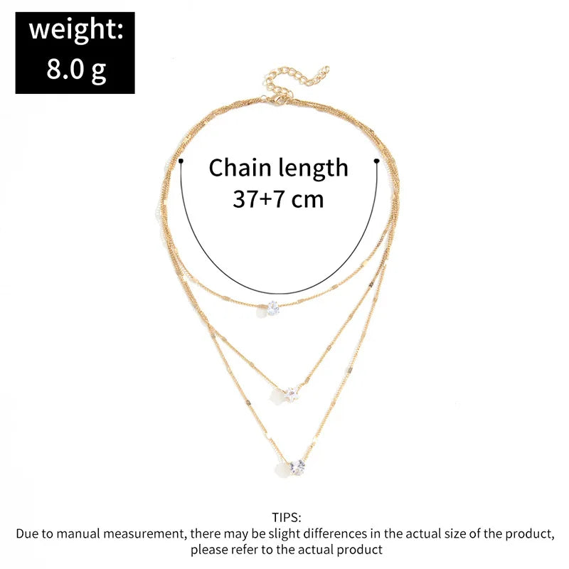 Shiny Chain Choker for Women