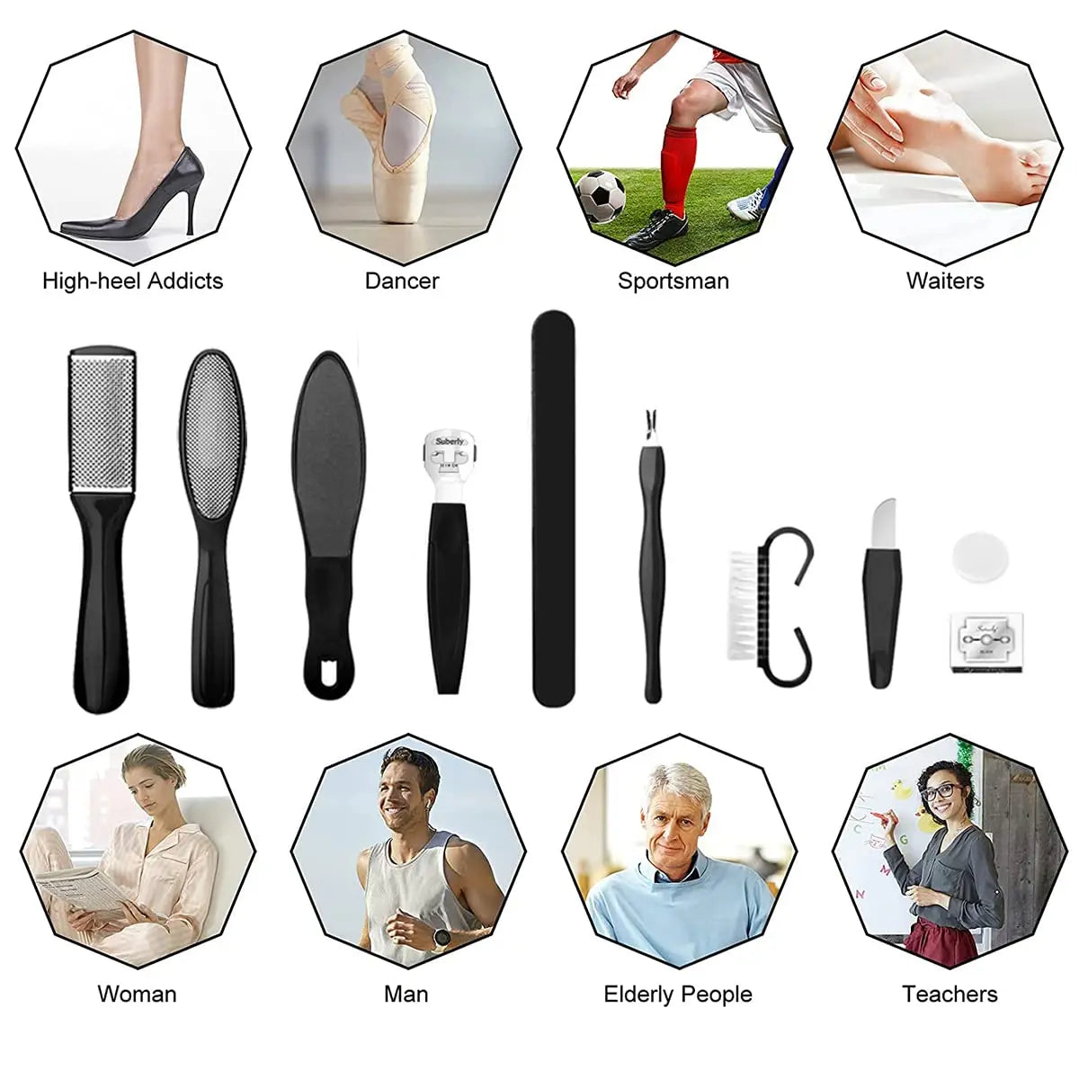 Multi-Piece Pedicure Grooming Set