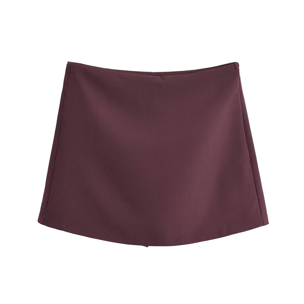 High Waist Mini Skort