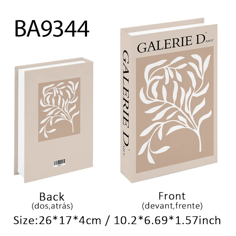 Bauhaus Decorative Books Open Luxury Fake Book Storage Box Home Decor Matisse Boho Monet Coffee Table Shelf Interior Decoration