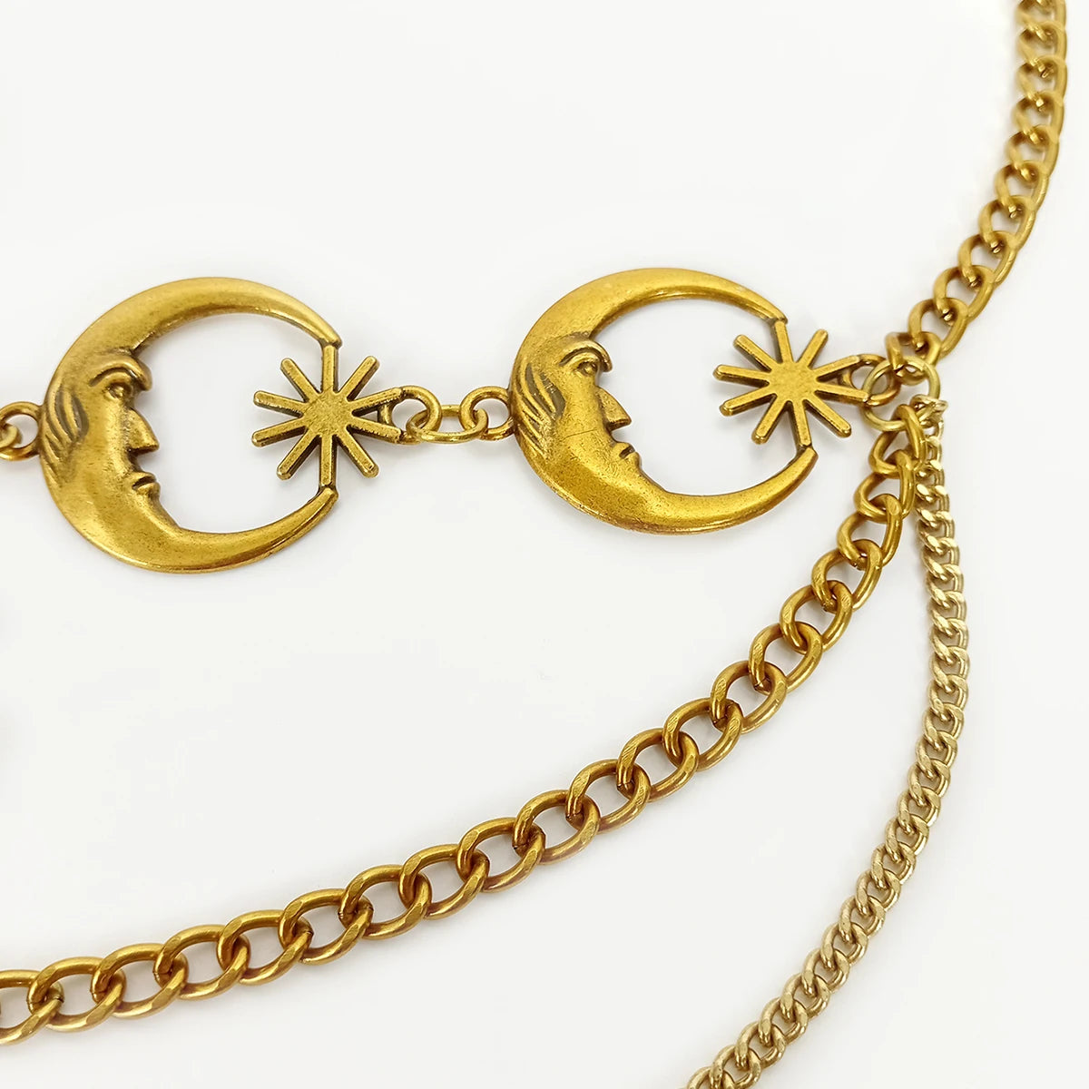 Vintage Gold Chain Belt for Women