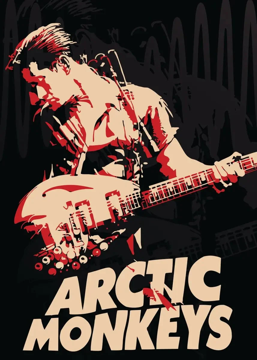 Vintage Arctic Monkeys Rock Band Music Cover Series Art Poster Canvas Painting Wall Print Living Room Home Decor
