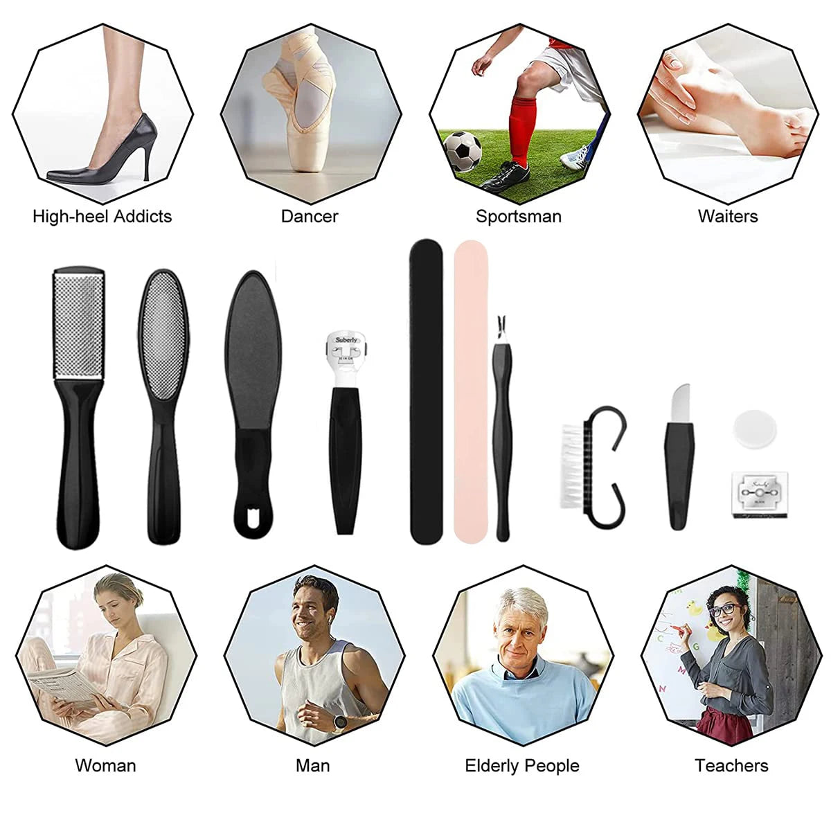 Multi-Piece Pedicure Grooming Set