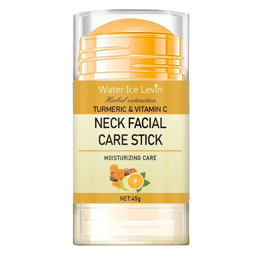 Turmeric&Vitamin C Neck Facia  Care Wrinkle Lines Lifting Whitening Tighten Double Chin Anti-age Rejuvenation Skin Care Product