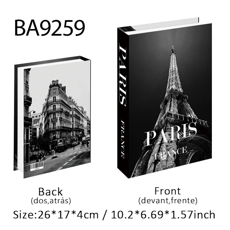 Bauhaus Decorative Books Open Luxury Fake Book Storage Box Home Decor Matisse Boho Monet Coffee Table Shelf Interior Decoration