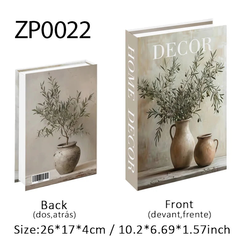 Bauhaus Decorative Books Open Luxury Fake Book Storage Box Home Decor Matisse Boho Monet Coffee Table Shelf Interior Decoration