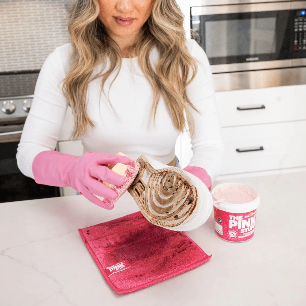 Miracle Cleaning Paste All-Purpose Cleaner Tough Stain Remover Versatile Abrasive Household Surface Cleaner Fresh Rhubarb Scent