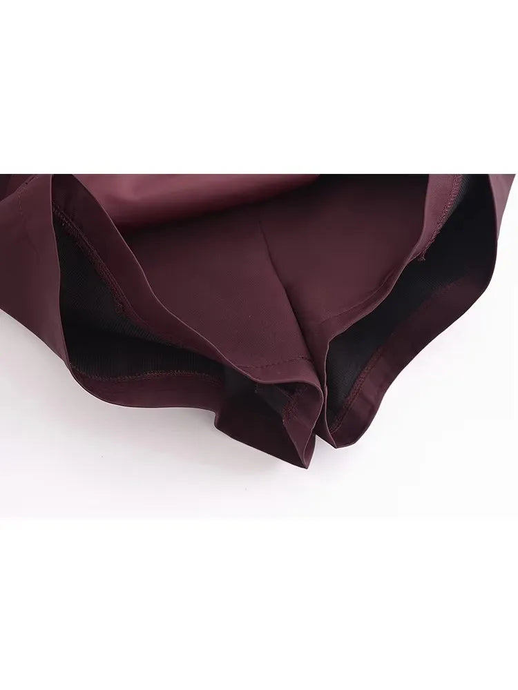 High Waist Mini Skort