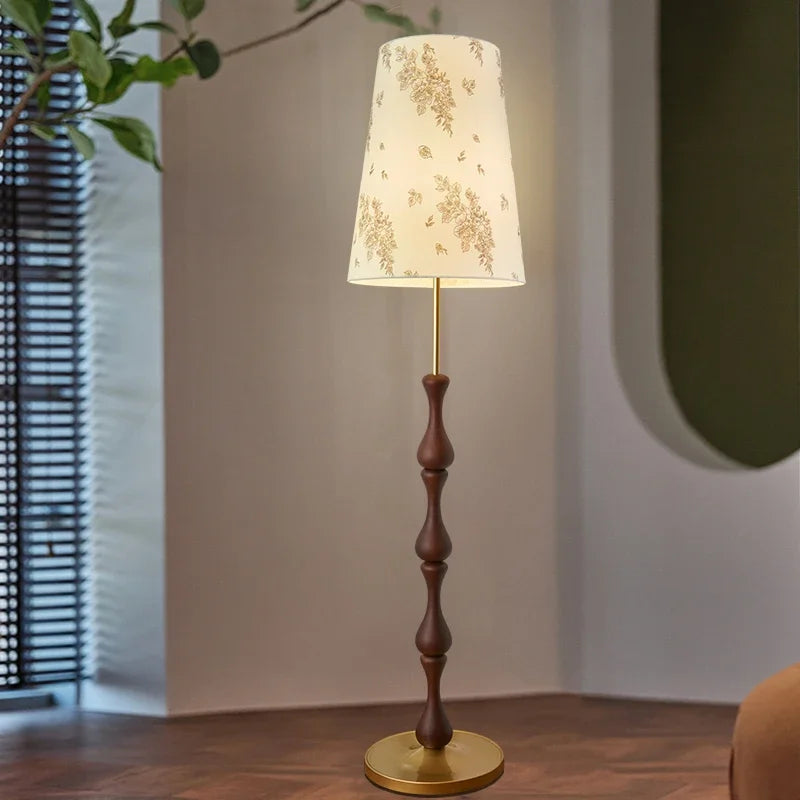 DLMH Contemporary Floor Lamp Retro Art Bedroom Living Room Beside The Sofa LED Villa Hotel Decorative Standing Light