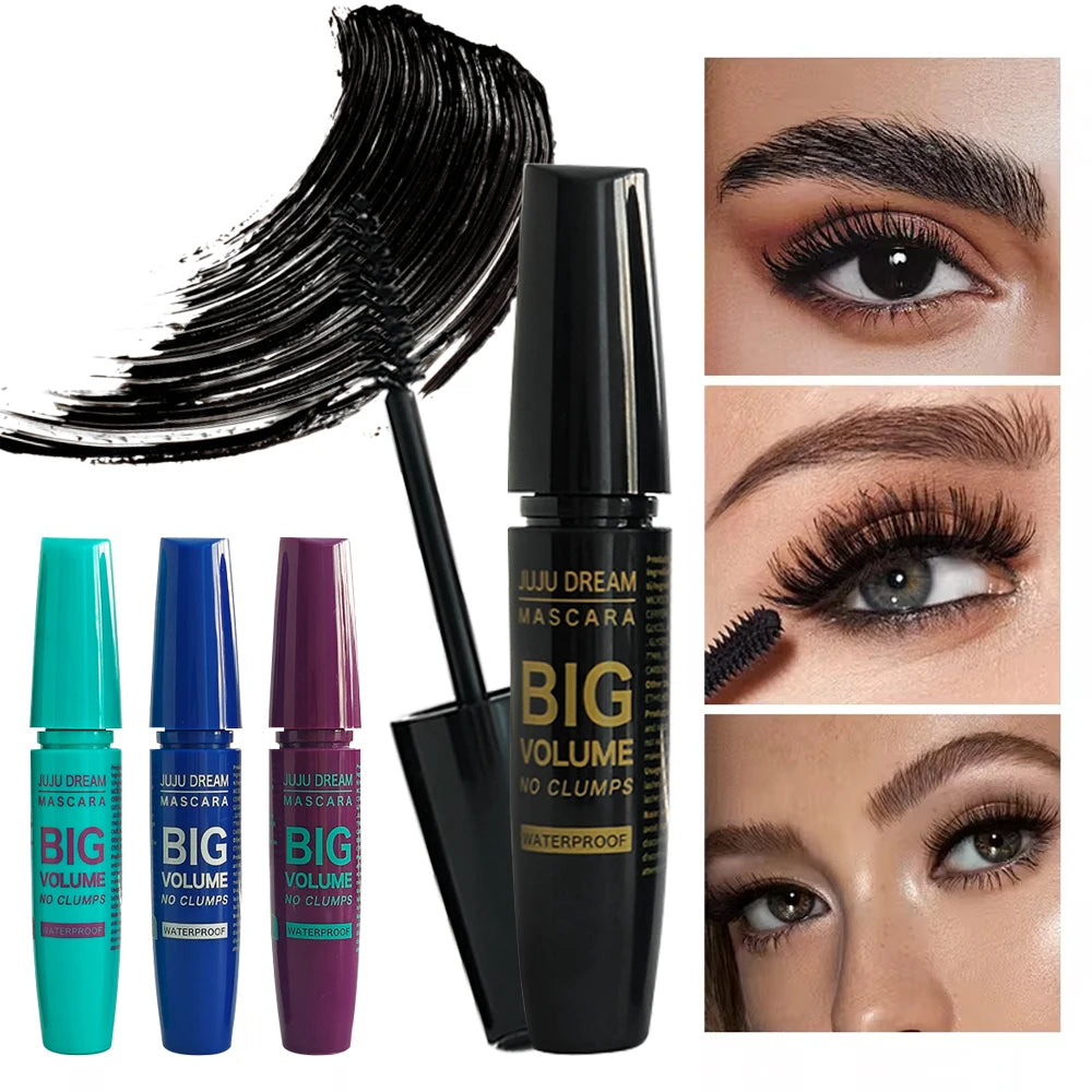 4D Black Mascara - Long-Lasting, Volumizing & Curling for All Skin Types - Perfect Valentine's Gift for Women