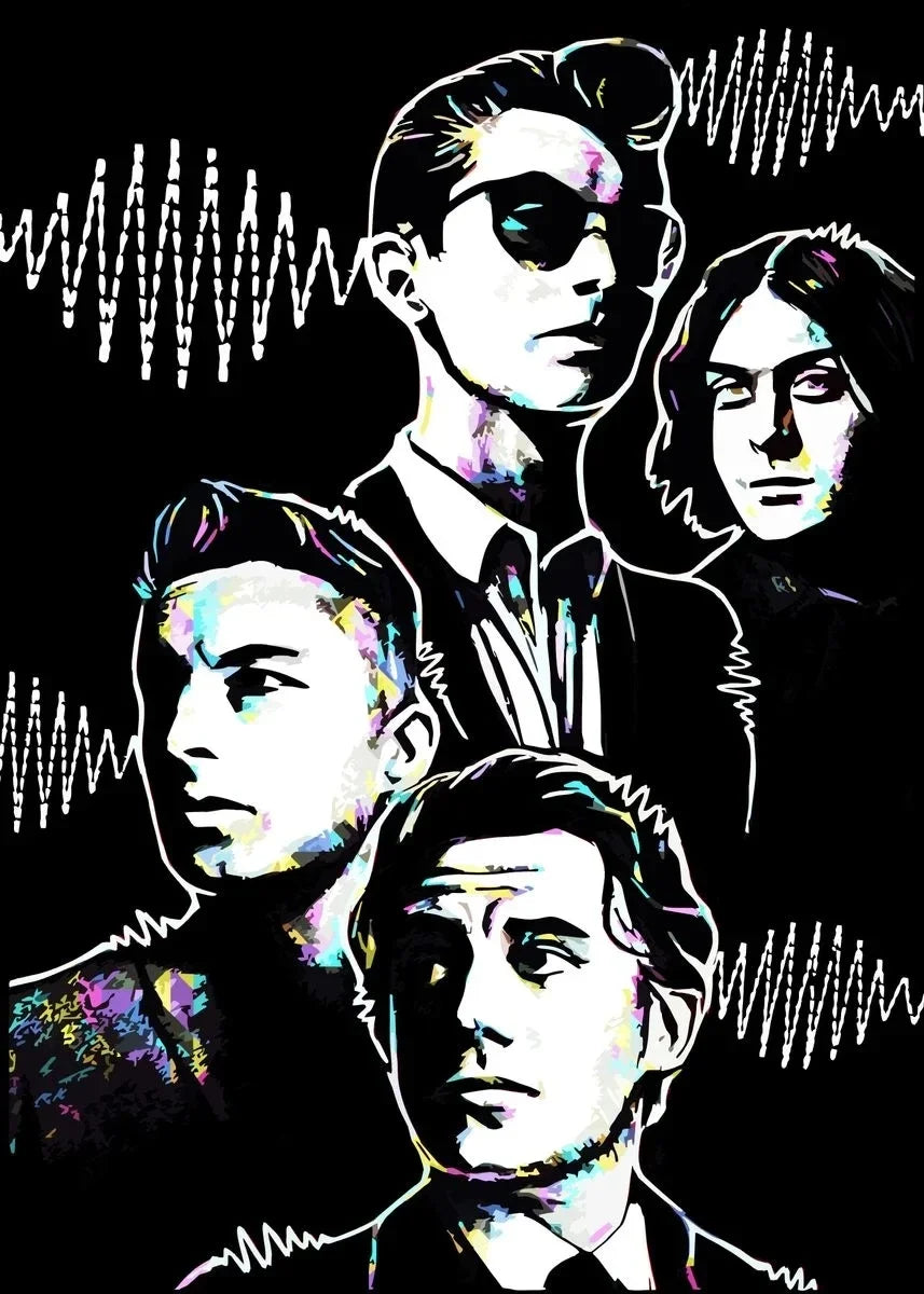 Vintage Arctic Monkeys Rock Band Music Cover Series Art Poster Canvas Painting Wall Print Living Room Home Decor