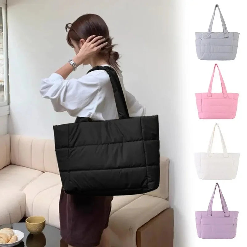 New Large Capacity Tote Bag Versatile Handbag for Women Commuting Bag Messenger Shoulder Bag Multiple Pockets Mummy Bag