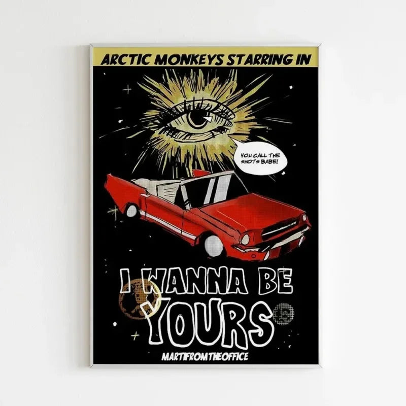 Vintage Arctic Monkeys Rock Band Music Cover Series Art Poster Canvas Painting Wall Print Living Room Home Decor