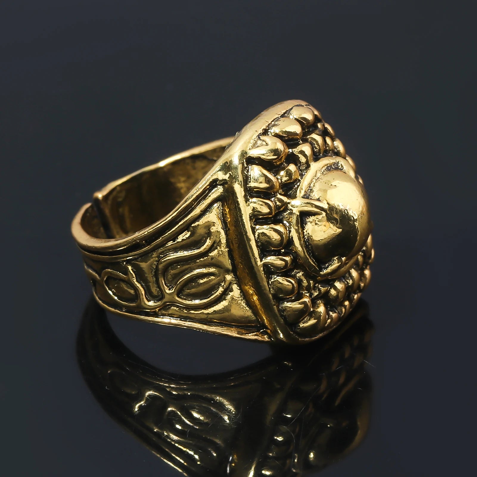Game Dark Souls Rings for Men Vintage Havel's Demon's Scar Chloranthy Serpent Leo Darkmoon Ring Halloween Jewelry Gift