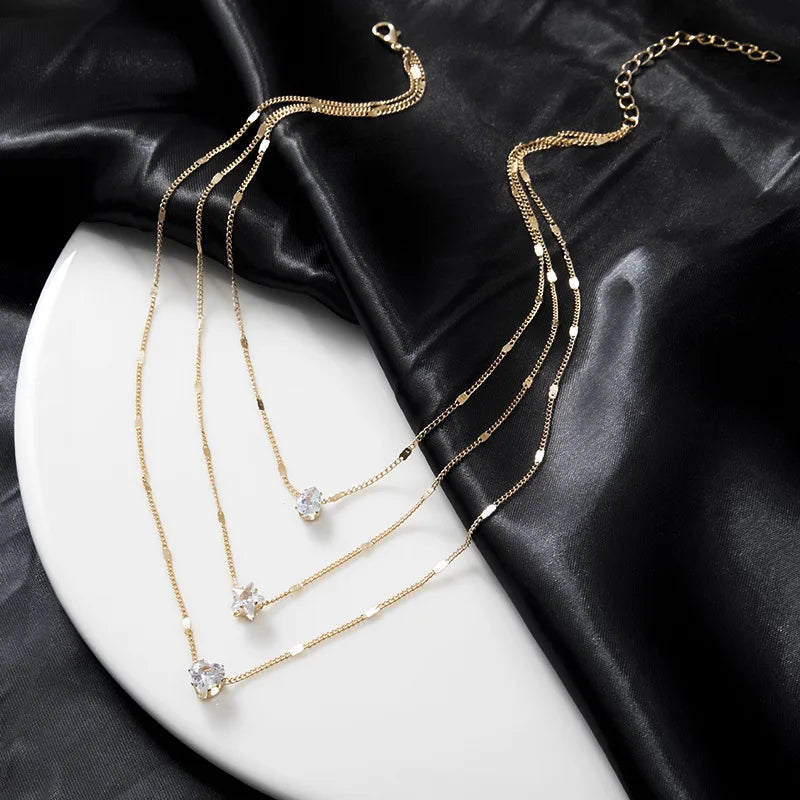 Shiny Chain Choker for Women